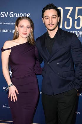 Alessia Mazzola and Mehmet Daloglu at the 99Fire Films Award during the Berlinale 2026 in the Astor Film Lounge Berlin, 19 02 2026 Foto:xN.xKubelkax xFuturexImagex fire_6271