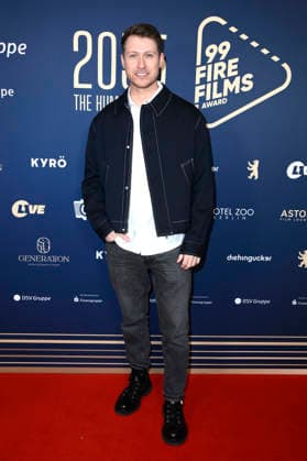 Sebastiano Schweitzer at the 99Fire Films Award during the Berlinale 2026 in the Astor Film Lounge Berlin, 19 02 2026 Foto:xN.xKubelkax xFuturexImagex fire_6268