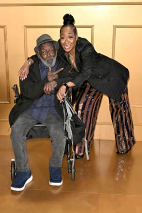 Garrett Morris and Tichina Arnold at the season finale party for the CBS series The Neighborhood at the Radford Studio Center Los Angeles, 19 02 2026 Foto:xD.xStarbuckx xFuturexImagex neighborhood_6228