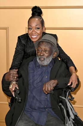 Garrett Morris and Tichina Arnold at the season finale party for the CBS series The Neighborhood at the Radford Studio Center Los Angeles, 19 02 2026 Foto:xD.xStarbuckx xFuturexImagex neighborhood_6230