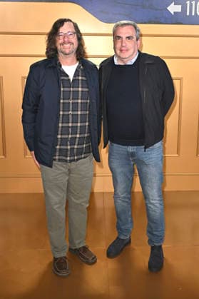 Bill Martin and Mike Schiff at the season finale party for the CBS series The Neighborhood at the Radford Studio Center Los Angeles, 19 02 2026 Foto:xD.xStarbuckx xFuturexImagex neighborhood_6201
