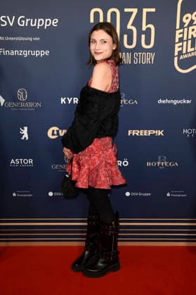 Rachel Degen at the 99Fire Films Award during the Berlinale 2026 in the Astor Film Lounge Berlin, 19 02 2026 Foto:xC.xNiehausx xFuturexImagex fire_6306