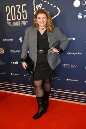 Alina Wichmann at the 99Fire Films Award during the Berlinale 2026 in the Astor Film Lounge Berlin, 19 02 2026 Foto:xC.xNiehausx xFuturexImagex fire_6316