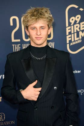 Theo Carow at the 99Fire Films Award during the Berlinale 2026 in the Astor Film Lounge Berlin, 19 02 2026 Foto:xC.xNiehausx xFuturexImagex fire_6302