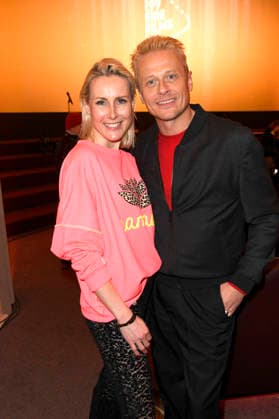 Franziska Hippe and Roman Knizka at the 99Fire Films Award during the Berlinale 2026 in the Astor Film Lounge Berlin, 19 02 2026 Foto:xC.xNiehausx xFuturexImagex fire_6339