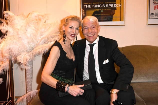 Jo Groebel with wife Grit Weiss at the 99Fire Films Award during the Berlinale 2026 in the Astor Film Lounge Berlin, 19 02 2026 Foto:xC.xNiehausx xFuturexImagex fire_6341