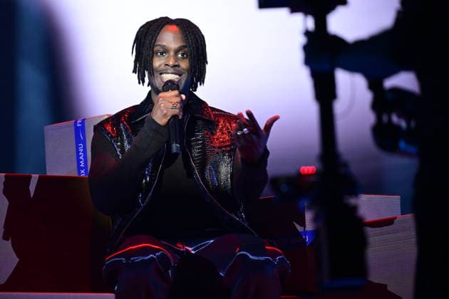 MALMÖ, SWEDEN 20260220 Felix Manu performs the entry Hatar att jag älskar dig on stage in Malmö Arena during Fridays rehearsal for round 4 of Melodifestivalen 2026 MALMÖ SWEDEN x50090x  Copyright: xJohanxNilsson TTx MELODIFESTIVALEN 2026 MALMÖ jhb7vqfzADM