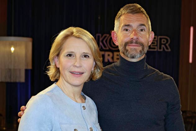 Susan Link and Micky Beisenherz at the recording of the WDR talk show Kölner Treff in WDR Studio BS 3 Cologne, 19 02 2026 Foto:xgbrcix xFuturexImagex koelner_treff1902_6221