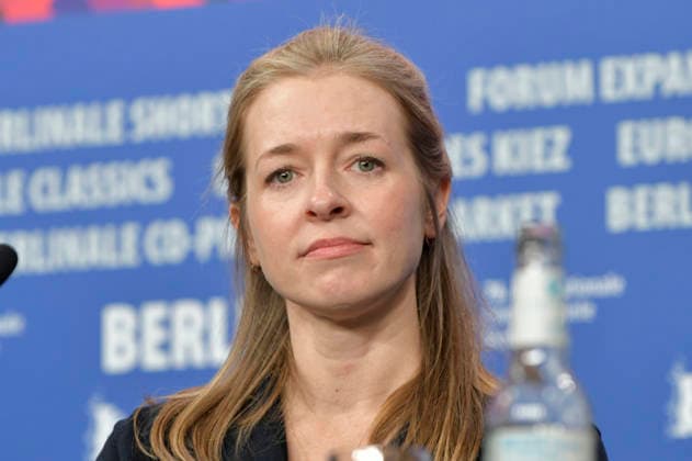 Katie McNeill at the press conference for the feature film The Only Living Pickpocket in New York at the Berlinale 2026 76 Berlin International Film Festival at the Hotel Grand Hyatt Berlin, 20 02 2026 Foto:xM.xBehrensx xFuturexImagex pickpocket_6222