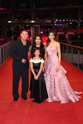 Channing Tatum, Mason Reeves, Beth de Araujo and Gemma Chan at the Josephine film premiere as part of the 76th Berlinale International Film Festival on 20 02 2026 in Berlin Josephine film premiere with Channing Tatum at the 76th Berlinale in Berlin