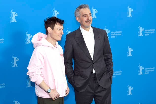Noah Segan and John Turturro at the photocall for the movie The Only Living Pickpocket in New York at the Berlinale 2026 76 Berlin International Film Festival at the Hotel Grand Hyatt Berlin, 20 02 2026 Foto:xC.xNiehausx xFuturexImagex pickpocket_6236