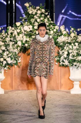 Keburia Autumn Winter 2026 show at London Fashion Week, 20 February 2026 A model walks the runway at the Keburia Fall Winter 2026 show during London Fashion Week, 20 February 2026, Credit:Pete Speller Avalon UK, London  Copyright: xPetexSpellerx xAvalonx 1076824495