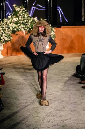 Keburia Autumn Winter 2026 show at London Fashion Week, 20 February 2026 A model walks the runway at the Keburia Fall Winter 2026 show during London Fashion Week, 20 February 2026, Credit:Pete Speller Avalon UK, London  Copyright: xPetexSpellerx xAvalonx 1076824597