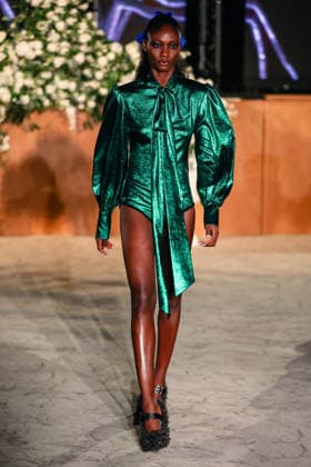 Keburia Autumn Winter 2026 show at London Fashion Week, 20 February 2026 A model walks the runway at the Keburia Fall Winter 2026 show during London Fashion Week, 20 February 2026, Credit:Pete Speller Avalon UK, London  Copyright: xPetexSpellerx xAvalonx 1076824700