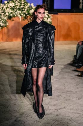 Keburia Autumn Winter 2026 show at London Fashion Week, 20 February 2026 A model walks the runway at the Keburia Fall Winter 2026 show during London Fashion Week, 20 February 2026, Credit:Pete Speller Avalon UK, London  Copyright: xPetexSpellerx xAvalonx 1076824767