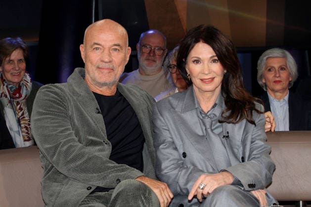 Heiner Lauterbach and Iris Berben as guests on the NDR Talk Show on 20 February 2026 in Hamburg NDR Talk Show on 20 February 2026 in Hamburg