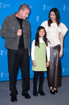 Channing Tatum, Mason Reeves and Gemma Chan at the photocall for the film Josephine at the Berlinale 2026 76 Berlin International Film Festival at the Hotel Grand Hyatt Berlin, 20 02 2026 Foto:xN.xKubelkax xFuturexImagex josephine_6280