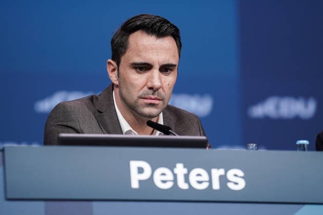 Europa, Deutschland, Baden-Württemberg: 38. Bundesparteitag der CDU Deutschlands in der Messe Stuttgart am 20.02.2026; Daniel Peters *** Europe, Germany, Baden Württemberg 38 Federal Party Conference of the CDU Germany at Messe Stuttgart on 20 02 2026 Daniel Peters Copyright: xLUKAxKOLANOVICx