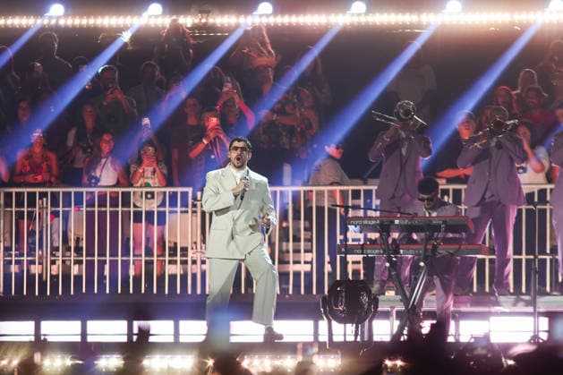 SaO PAULO, SP - 20.02.2026: SHOW BAD BUNNY EM SaO PAULO - Puerto Rican singer Bad Bunny makes his first appearance in Brazil this Friday (20) in Sao Paulo at Allianz Parque with the show of his world tour & 39;DeBÃ TiRAR MaS FOToS& 39;. x2891570x  YurixMurakami