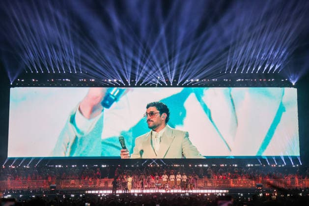 SaO PAULO, SP - 20.02.2026: SHOW BAD BUNNY EM SaO PAULO - Puerto Rican singer Bad Bunny makes his first appearance in Brazil this Friday (20) in Sao Paulo at Allianz Parque with the show of his world tour & 39;DeBÃ TiRAR MaS FOToS& 39;. x2891575x  YurixMurakami