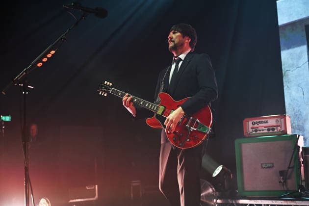 Kaiser Chiefs performing at Eventim Apollo in London LONDON, ENGLAND - FEBRUARY 20: Andrew White of ˜Kaiser Chiefs™ performing at Eventim Apollo on February 20, 2026 in London, England. CAP MAR MAR Great Britain Copyright: xMartinxHarris CapitalxPicturesx