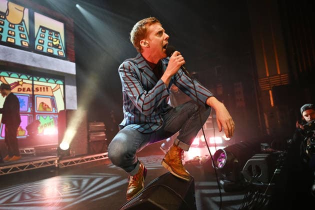 Kaiser Chiefs performing at Eventim Apollo in London LONDON, ENGLAND - FEBRUARY 20: Ricky Wilson of ˜Kaiser Chiefs™ performing at Eventim Apollo on February 20, 2026 in London, England. CAP MAR MAR Great Britain Copyright: xMartinxHarris CapitalxPicturesx