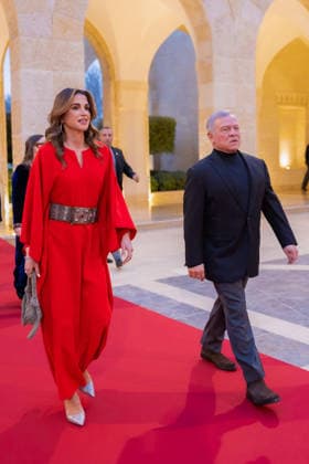Jordan Royals Attend a Family Iftar - Amman King Abdullah II of Jordan and Queen Rania attend an iftar (fast-breaking evening meal of Muslims in Ramadan) with the Royal Family, in Amman, Jordan on February 19, 2026. Photo by Balkis Press ABACAPRESS.COM Amman Jordan  Copyright: xBalkisxPress ABACAx