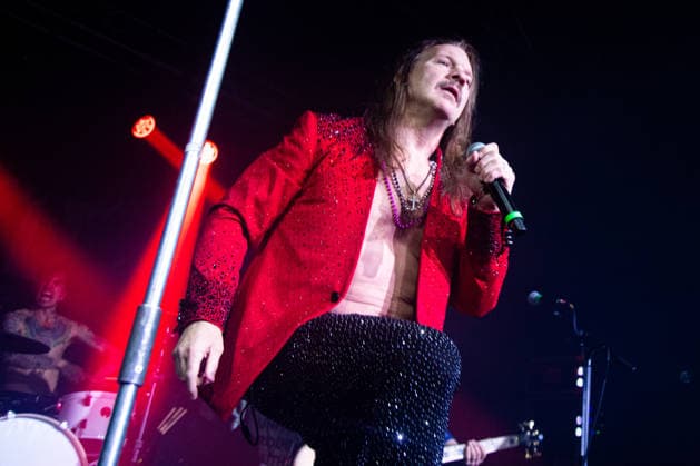 Professional Wrestler and Singer Chris Jericho of Fozzy performs onstage during a concert at Camden™s Electric Ballroom on February 20th, 2026 in London. Copyright: xx Fozzy_-25