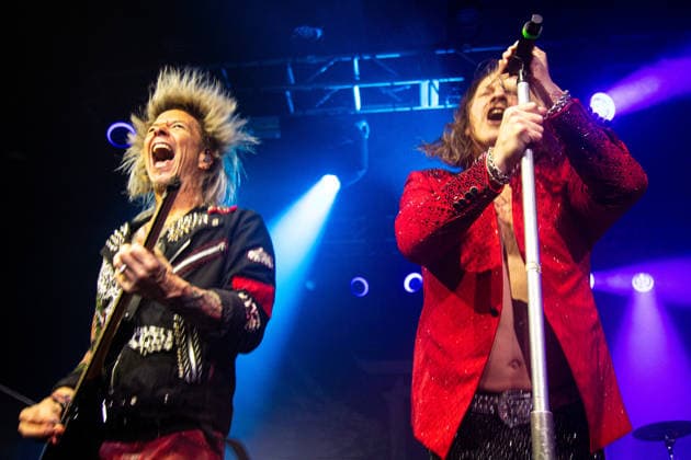Rich Ward and Professional Wrestler and Singer Chris Jericho of Fozzy performs onstage during a concert at Camden™s Electric Ballroom on February 20th, 2026 in London. Copyright: xx Fozzy_-15