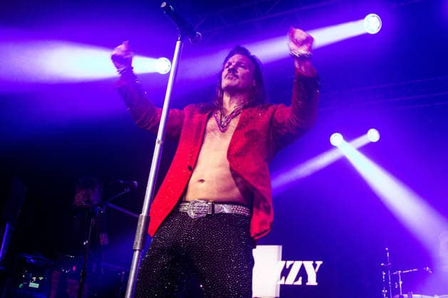 Professional Wrestler and Singer Chris Jericho of Fozzy performs onstage during a concert at Camden™s Electric Ballroom on February 20th, 2026 in London. Copyright: xx Fozzy_-6