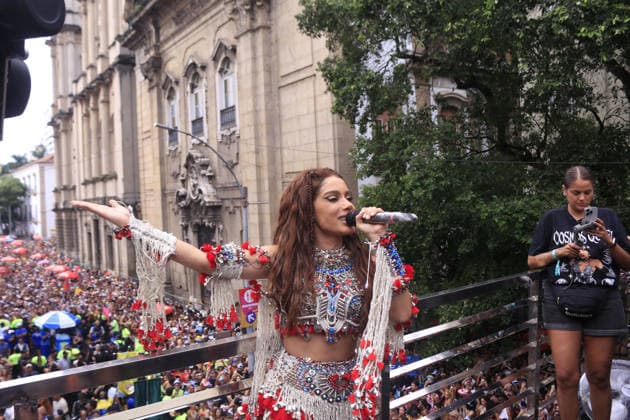 RIO DE JANEIRO, RJ - 21.02.2026: MEGA BLOCO DA ANITTA NO RJ - Anitta performed at Mega Bloco this Saturday (21), in downtown Rio de Janeiro. x2891998x  CarlosxEliasxJunior
