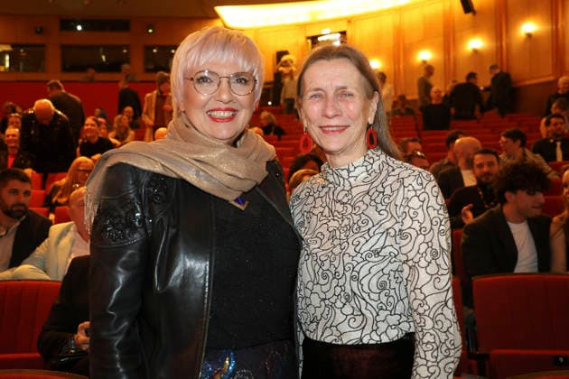 Claudia Roth and Mariette Rissenbeek at the presentation of the 40 Teddy Award 2026 at the Berlinale 2026 76 Berlin International Film Festival at the Volksbühne Berlin, 20 02 2026 Foto:xB.xDummerx xFuturexImagex teddy_6202