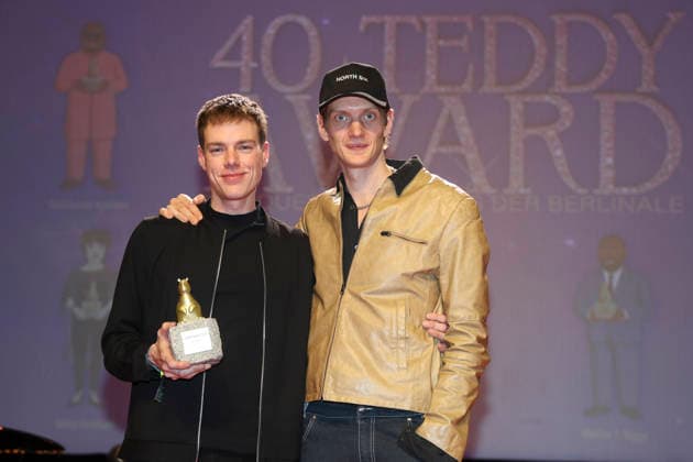 Kai Stänicke with companion at the presentation of the 40 Teddy Award 2026 at the Berlinale 2026 76 Berlin International Film Festival at the Volksbühne Berlin, 20 02 2026 Foto:xB.xDummerx xFuturexImagex teddy_6212