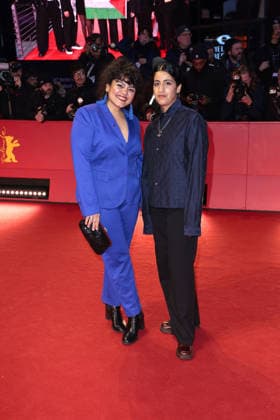 Sara Fazilat and Banafshe Hourmazdi at the Closing Ceremony of the 76th Berlinale International Film Festival on 21 02 2026 in Berlin Berlinale 2026 Closing Ceremony