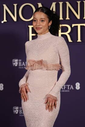 . 21 02 2026. London, United Kingdom. Chase Infiniti arriving at the BAFTA Film Awards nominees party in London.  xStephenxLockx xi-Imagesx IIM-26584-0004