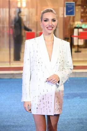 Sanremo: 76th Italian Song Festival. Primafestival. Pictured: Carolina Rey  Copyright: xMaurizioxD Avanzox xipa-agency.netx xMaurizioxDxAvanzox IPA_Agency_IPA71837068