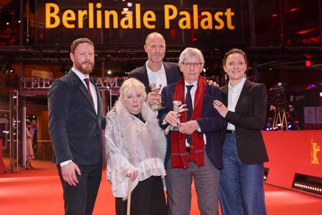 Berlinale Award Winner 2026 Tristan Goligher, Anna Calder Marshall, Lance Hammer, Tom Courtenay Winner Silver Bear of the 76th Berlinale at the Berlinale Palast, Berlin, date 21 02 2026 Copyright: xEventpress Kratschx