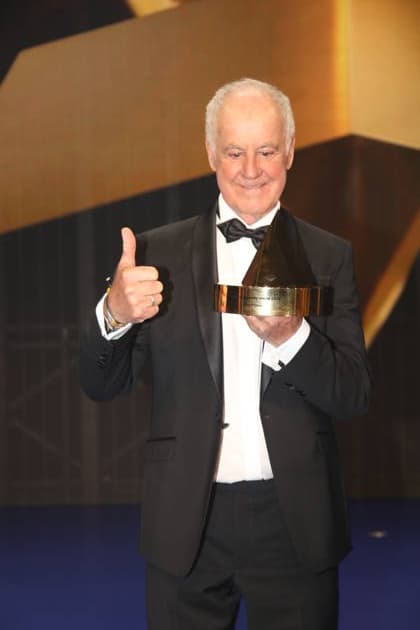 Fritz Fischer receives the Golden Sports Pyramid during the 55 Ball of Sports 2026 in the Festhalle Frankfurt Frankfurt am Main, 21 02 2026 Copyright: xAgenturxWehnertx xM.xGränzdörferx