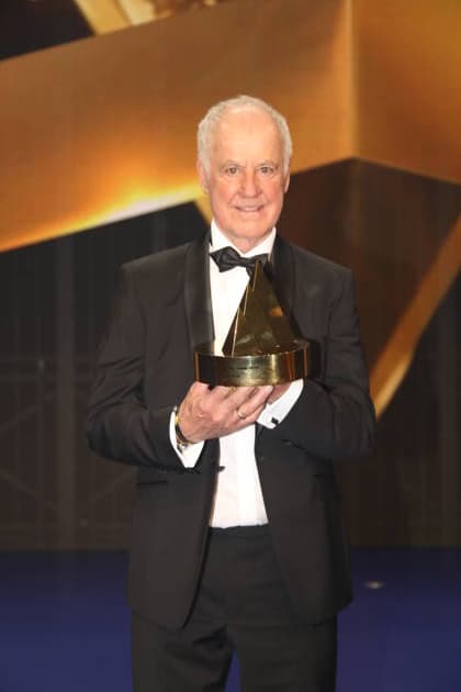 Fritz Fischer receives the Golden Sports Pyramid during the 55 Ball of Sports 2026 in the Festhalle Frankfurt Frankfurt am Main, 21 02 2026 Copyright: xAgenturxWehnertx xM.xGränzdörferx