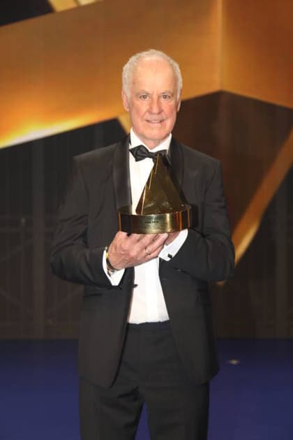 Fritz Fischer receives the Golden Sports Pyramid during the 55 Ball of Sports 2026 in the Festhalle Frankfurt Frankfurt am Main, 21 02 2026 Copyright: xAgenturxWehnertx xM.xGränzdörferx