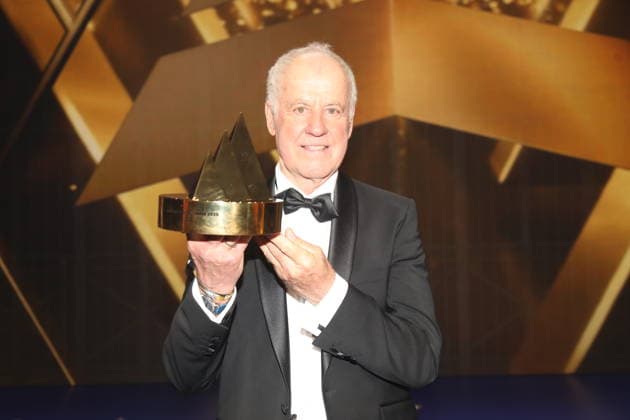 Fritz Fischer receives the Golden Sports Pyramid during the 55 Ball of Sports 2026 in the Festhalle Frankfurt Frankfurt am Main, 21 02 2026 Copyright: xAgenturxWehnertx xM.xGränzdörferx