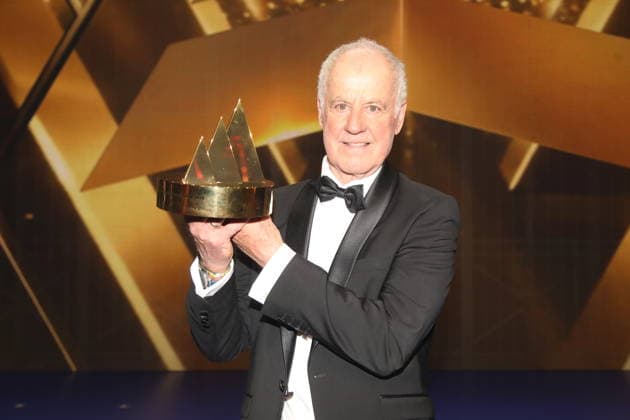 Fritz Fischer receives the Golden Sports Pyramid during the 55 Ball of Sports 2026 in the Festhalle Frankfurt Frankfurt am Main, 21 02 2026 Copyright: xAgenturxWehnertx xM.xGränzdörferx