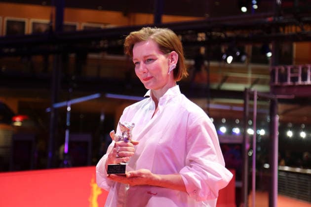 February 21, 2026, Berlin, Germany: Sandra Hueller poses with the Silver Bear for Best Leading Performance for Rose after the closing ceremony of the 76th Berlin International Film Festival (Berlinale), Europe s first major film festival of the year, in Berlin. The festival runs from February 12 to 22, 2026. Berlin Germany - ZUMAf146 20260221_zip_f146_029 Copyright: xRouzbehxFouladix