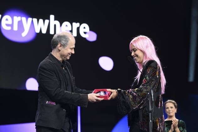 76th Berlin International Film Festival BERLIN, GERMANY - FEBRUARY 21: Fanny Texier receives the Silver Bear Award for her film A Woman s Place Is Everywhere during the 76th International Berlin International Film Festival (Berlinale) in Berlin, Germany on February 21, 2026. Halil Sagirkaya Anadolu Berlin Germany. Editorial use only. Please get in touch for any other usage.  Copyright: x2026xAnadoluxHalilxSagirkayax