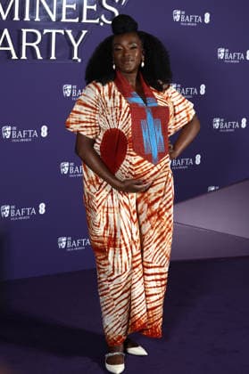 UK: The BAFTA Film Awards Nominees Party at the National Gallery in London, UK. Wunmi Mosaku attends the BAFTA Film Awards Nominees Party held at the National Gallery in London, UK on February 21, 2025. London National Gallery UK Copyright: xFredxDuvalx