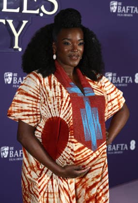 UK: The BAFTA Film Awards Nominees Party at the National Gallery in London, UK. Wunmi Mosaku attends the BAFTA Film Awards Nominees Party held at the National Gallery in London, UK on February 21, 2025. London National Gallery UK Copyright: xFredxDuvalx