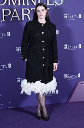 Norwegian actress Inga Ibsdotter Lilleaas attends the BAFTA Film Awards Nominees Party at the National Gallery in London, England on Saturday, February 21, 2026.  LON20260221103 RUNExHELLESTAD
