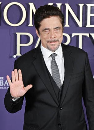 American actor Benicio Del Toro attends the BAFTA Film Awards Nominees Party at the National Gallery in London, England on Saturday, February 21, 2026.  LON20260221110 RUNExHELLESTAD