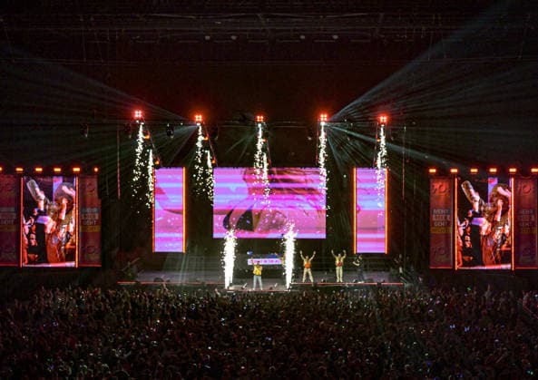 21 02 2026, xlakx, Entertainment, 90s Super Show v l Caught in the Act 90s Super Show at the Uber Arena Berlin Berlin Daniel Lakomski