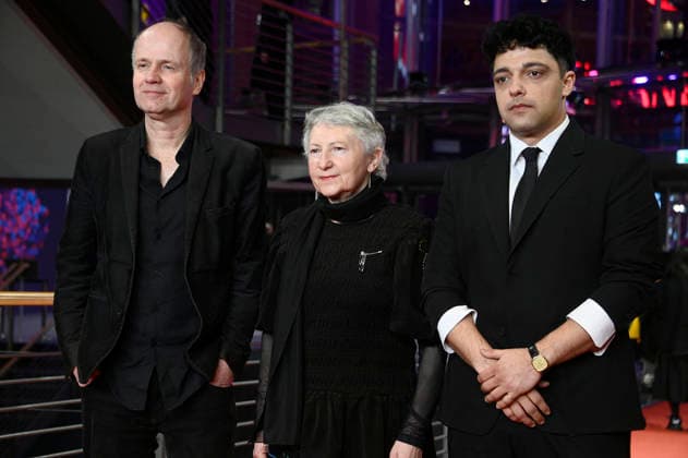 Stefan Grissemann, Gabriele Stötzer and Ameer Fakher Eldin at the Closing Ceremony with Award Ceremony at the Berlinale 2026 76 Berlin International Film Festival in the Berlinale Palast Berlin, 21 02 2026 Foto:xN.xKubelkax xFuturexImagex closing_6484